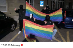 Cinq jeunes condamnés après avoir vandalisé des drapeaux LGBT à Fribourg
