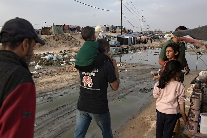 Gaza est devenu le théâtre du conflit entre le Hamas et Israël après l'attaque du 7 octobre. © KEYSTONE/EPA/HAITHAM IMAD