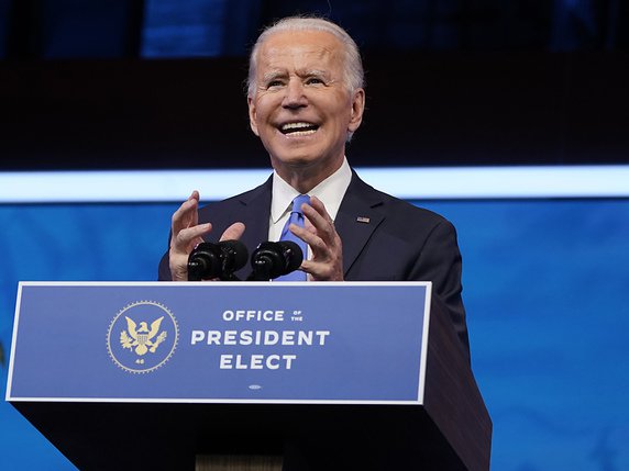 Le président élu Joe Biden se rend en Géorgie où une élection complémentaire au Sénat définira l'équilibre de la Chambre haute (archives). © KEYSTONE/AP/Patrick Semansky