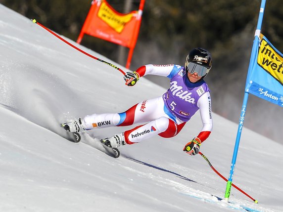 Lara Gut-Behrami a remporté sa 27e victoire en Coupe du monde © KEYSTONE/AP/Marco Trovati