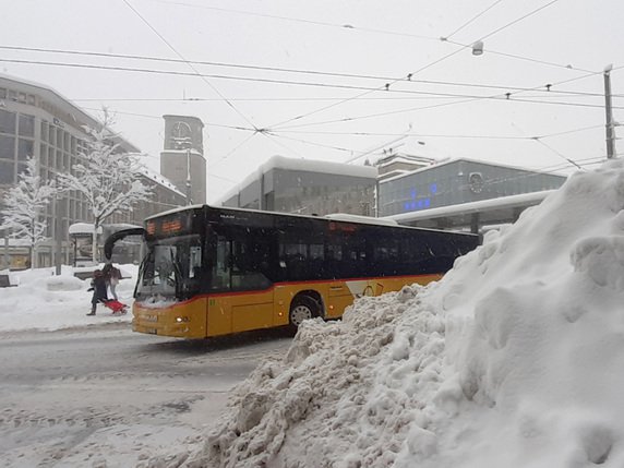 Des problèmes de transports publics étaient toujours d'actualité après cette nuit de vendredi à samedi, pour plusieurs régions de Suisse nuit la plus froide de l'hiver (archives). © KEYSTONE/Michael Nyffenegger