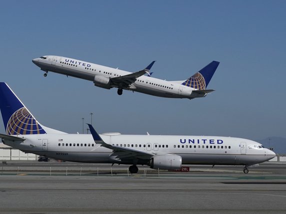 La pandémie a pesé sur les résultats de United Airlines (archives). © KEYSTONE/AP/Jeff Chiu