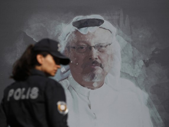 Une image de Jamal Khashoggi à Istanbul (archives). © KEYSTONE/AP/LEFTERIS PITARAKIS