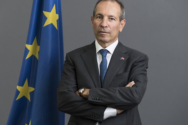 Petros Mavromichalis est l'ambassadeur de l'UE en Suisse et au Liechtenstein depuis huit mois (archives). © KEYSTONE/ALESSANDRO DELLA VALLE