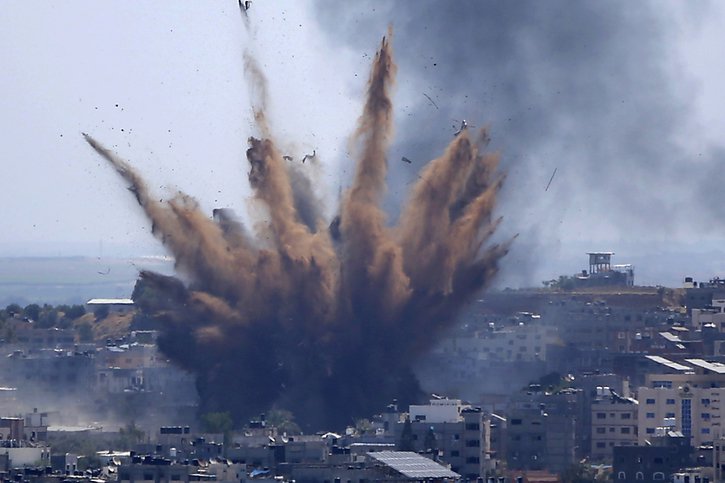 Israël et le Hamas sont prêts à l'escalade. © KEYSTONE/AP/Hatem Moussa