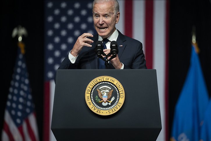 Joe Biden est le premier président américain en 100 ans à venir à Tulsa pour commémorer le massacre (archives). © KEYSTONE/AP/Evan Vucci