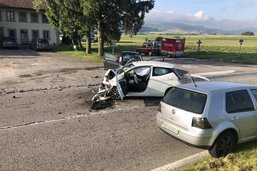 Accident impliquant trois véhicules à Autigny