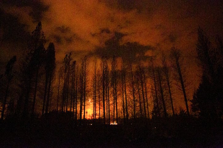 La provience de Chubut avait déjà été touchée par les flammes en mars (archives). © KEYSTONE/AP/MATIAS GARAY