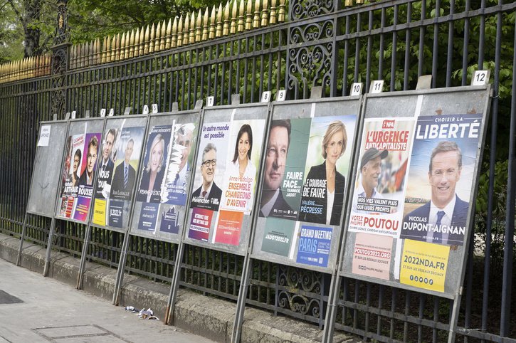 Élection présidentielle française © Keystone
