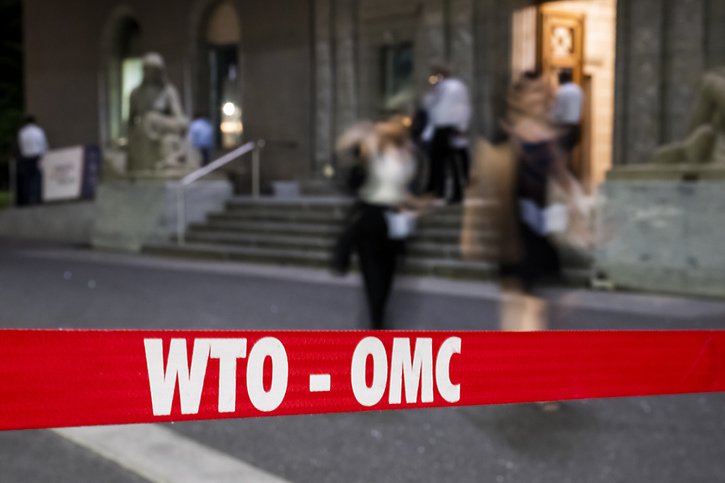 Les membres de l'Organisation mondiale du commerce (OMC) ont réussi à atteindre un large succès à Genève. © KEYSTONE/MARTIAL TREZZINI