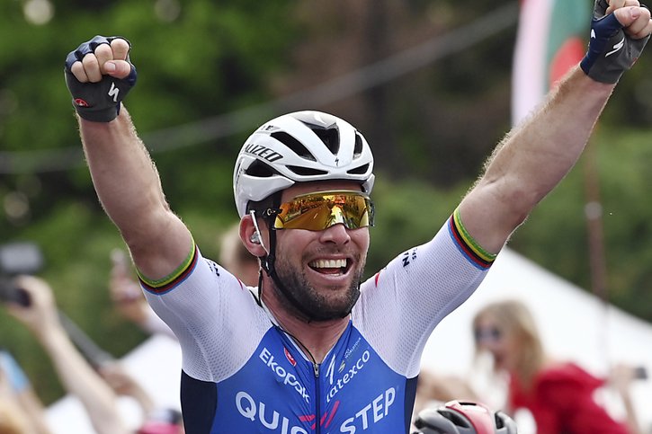 Mark Cavendish a remporté le titre de champion de Grande-Bretagne © KEYSTONE/AP LaPresse/GIAN MATTIA D'ALBERTO