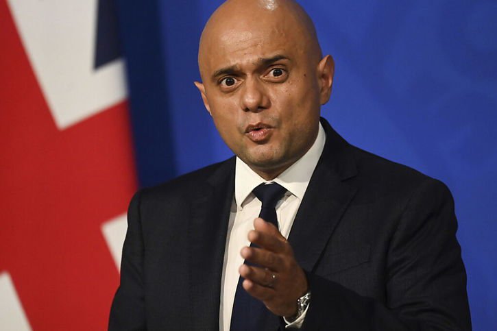 Le ministre britannique de la Santé Sajid Javid démissionne: il dit n'avoir plus confiance en Boris Johnson. (archives) © KEYSTONE/AP POOL REUTERS/TOBY MELVILLE