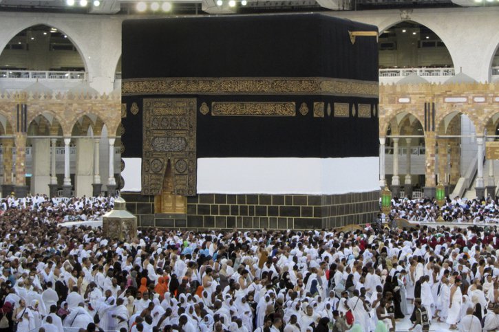 Un million de musulmans vaccinés, dont 850'000 venant de l'étranger, sont autorisés à effectuer le hajj cette année. © KEYSTONE/AP/Amr Nabil