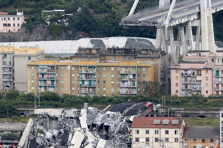 Pour le procureur Walter Cotugno, "le pont Morandi était une bombe à retardement" (archives). © KEYSTONE/AP/ANTONIO CALANNI