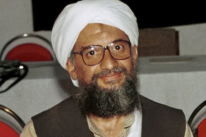 Zawahiri avait pris la tête de l'organisation terroriste après la mort d'Oussama Ben Laden en 2011 (archives). © KEYSTONE/AP/Mazhar Ali Khan