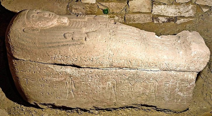 Un sarcophage de l’époque de Ramsès II dévoilé