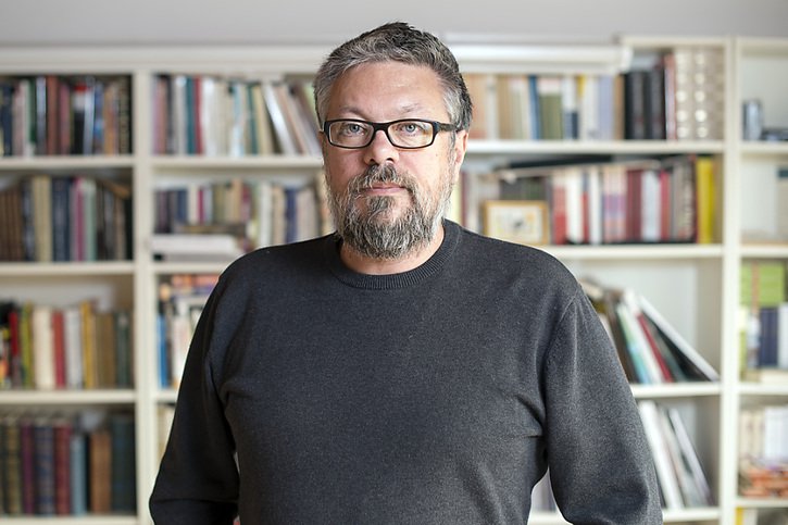 L'écrivain, qui vit en Suisse depuis 1994, a écrit de nombreux romans et essais politiques pour lesquels il a reçu plusieurs prix littéraires russes et suisses (archives). © KEYSTONE/GEORGIOS KEFALAS
