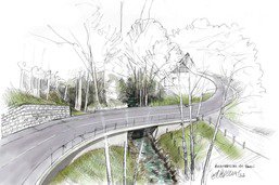 Route entre La Roche et Pont-la-Ville en travaux jusqu’à fin 2023