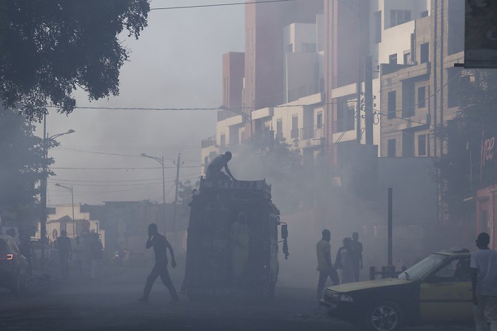 Le Sénégal en proie à de violents troubles durant le week-end. © KEYSTONE/AP/Leo Correa