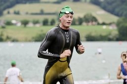 Gruyère Triathlon: Arnaud Dupré sait aussi nager et pédaler