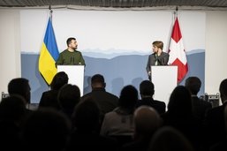 La Suisse et l’Ukraine s’accordent sur l’organisation d’un sommet pour la paix