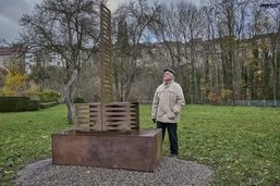 Un jardin des sculptures a été inauguré en Basse-Ville de Fribourg