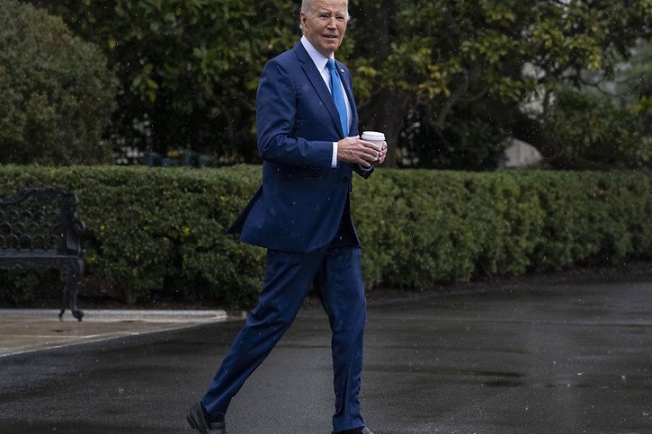 Plus vieux président en exercice de l'histoire américaine, Joe Biden a passé mercredi sa visite médicale de routine (archives). © KEYSTONE/AP/Andrew Harnik