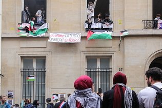 Sciences Po Paris: police contre des militants pro-Palestiniens