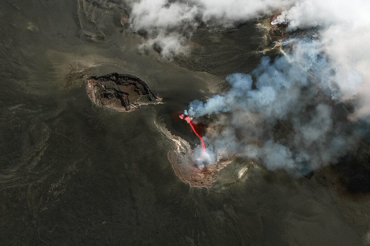 L'Etna est souvent entré en éruption au cours des 500'000 dernières années. © KEYSTONE/AP